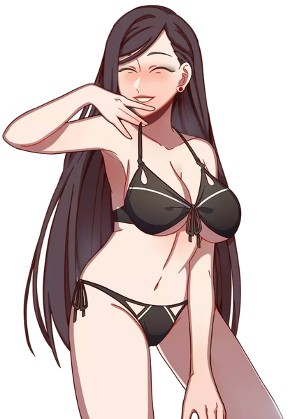 File:Mrs. L Bikini Laughing.webp