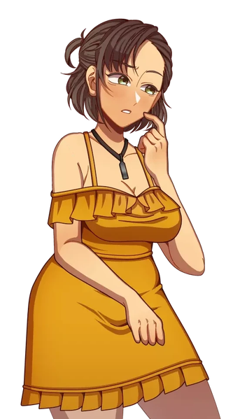 File:Nurse SophisticatedDress Thinking.webp